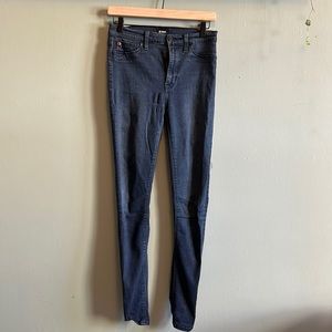 Hudson High Waisted Skinny Jeans